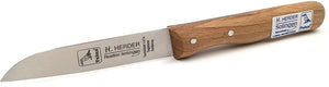 H. Herder 2 Solingen Küchenmesser / Schälmesser 17,3 / 17cm rostfrei Buche SET