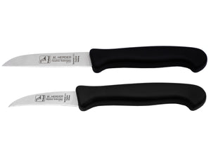 Solinger Küchenmesser + Schälmesser 17,5 / 15,5cm H. Herder rostfrei Kunststoff