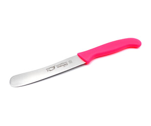 5 Solingen Messer im Set Brotmesser Kochmesser Buckelsmesser Gemüsemesser Schälmesser Sonderfarbe Neon Pink