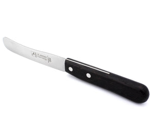 Brötchenmesser Buckelsmesser Herder Solingen Frühstücksmesser Räucher Eiche Smoked Oak 22cm