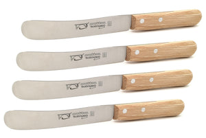 4 Solinger Buckelsmesser Eisbuche Natur Brötchenmesser Solingen Wuppas Frühstücksmesser
