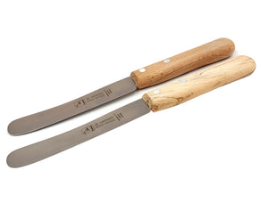 2 Solinger Buckelsmesser Eisbuche Brötchenmesser Herder Solingen Frühstücksmesser