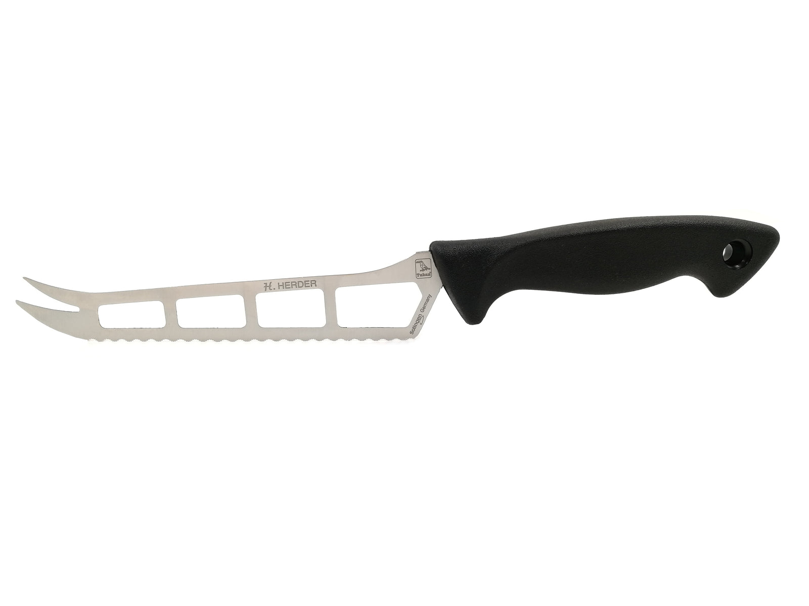 Käsemesser Solingen Herder Profi Qualität 27cm / 14,5cm Solinger Sägeschliff Gabelspitze Kunststoff