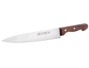 H. Herder Solingen Kochmesser 34cm Nussbaum extra scharfer Handabzug rostfrei
