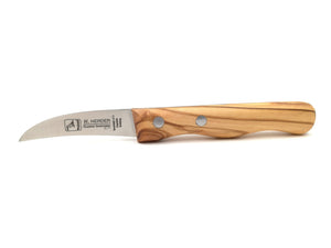 H.Herder Solingen 3 Küchenmesser / Schälmesser / Mittelspitz  Spezialstahl rostfrei Olive