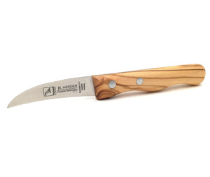 H.Herder Solingen 3 Küchenmesser / Schälmesser / Mittelspitz  Spezialstahl rostfrei Olive