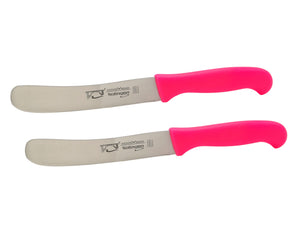 Brötchenmesser Frühstücksmesser Buckelsmesser 22cm rostfrei Neon Pink Solingen