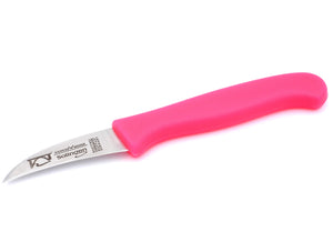 5 Solingen Messer im Set Brotmesser Kochmesser Buckelsmesser Gemüsemesser Schälmesser Sonderfarbe Neon Pink