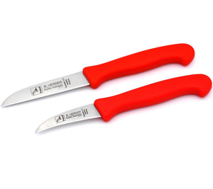 2 Herder Solingen  Küchenmesser + Schälmesser 17,5 / 15,5cm rostfrei Kunststoff