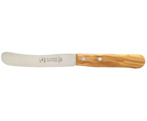 6 H. Herder Solingen Frühstücksmesser Buckelsmesser 22cm rostfrei Olive