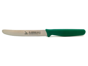 Brötchenmesser Solingen 21cm  extra scharfer Wellenschliff  rostfrei EL.Herder