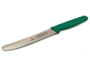 Brötchenmesser Solingen 21cm  extra scharfer Wellenschliff  rostfrei EL.Herder