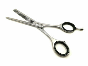 Haarschere Modellierschere original Tukan - 6" - mit abschr. Fingerhaken - Edelstahl