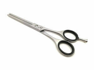Haarschere Modellierschere original Tukan - 6" - mit abschr. Fingerhaken - Edelstahl