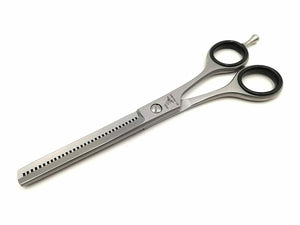 Haarschere Modellierschere original Tukan - 6" - mit abschr. Fingerhaken - Edelstahl
