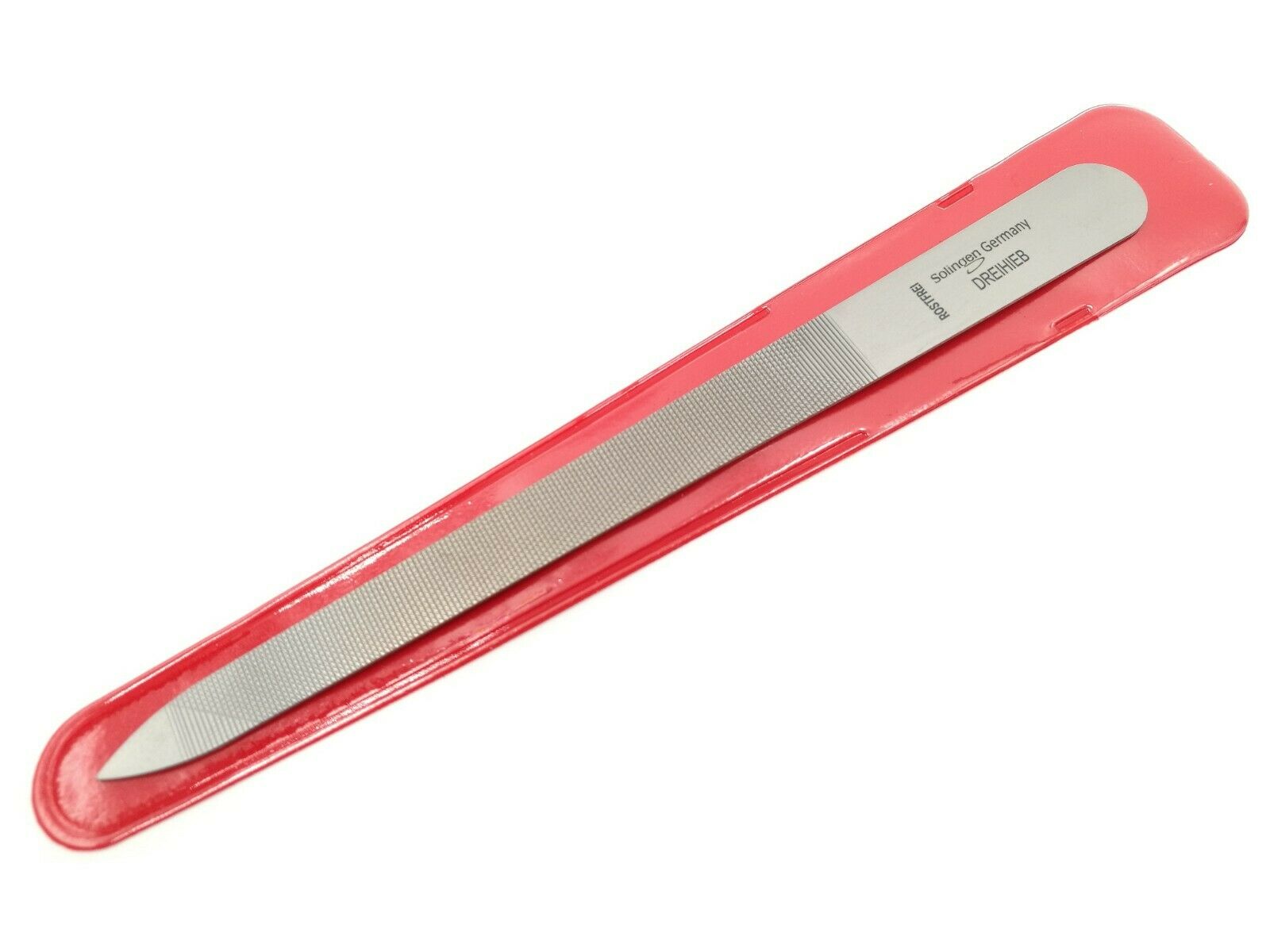 Solinger Profi Nagelfeile Dreihieb Metallfeile Edelstahl 14,5 cm Premium