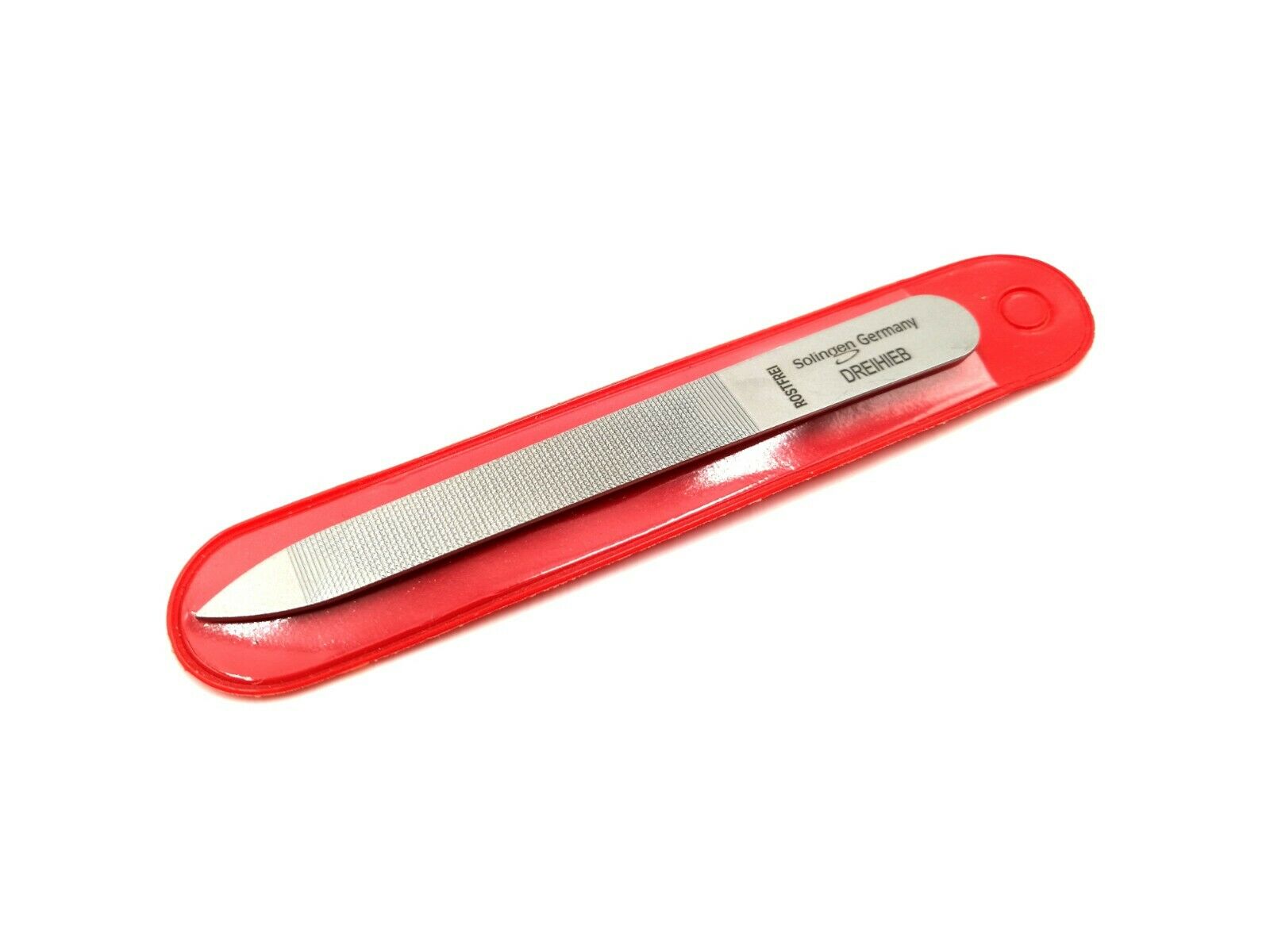 Solinger Profi Nagelfeile Dreihieb Metallfeile Edelstahl 9 cm Premium