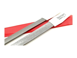 Solinger Profi Hohlnagelfeile Saphir Hohlfeile gebogen weiß 17,5 cm