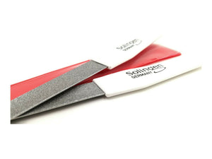 Solinger Profi Hohlnagelfeile Saphir Hohlfeile gebogen weiß 17,5 cm