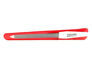 Solinger Profi Hohlnagelfeile Saphir Hohlfeile gebogen weiß 17,5 cm