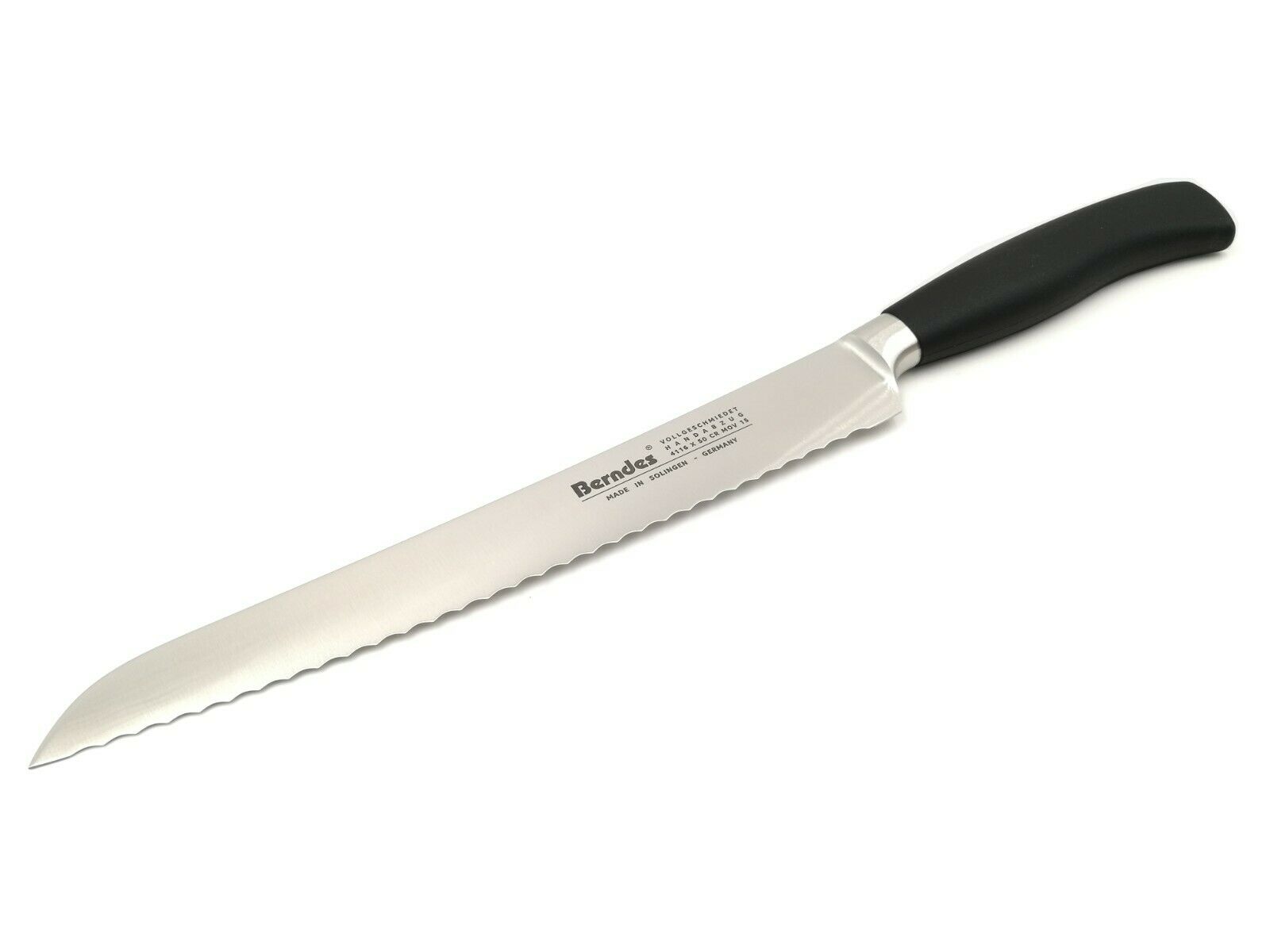 Solingen Brotmesser geschmiedet 34,5 / 23 cm Solinger Wellenschliff Meisterstück