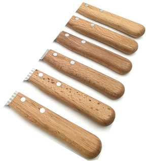 Frühstücksmesser Buckelsmesser 22cm rostfrei Buche Herder Solingen