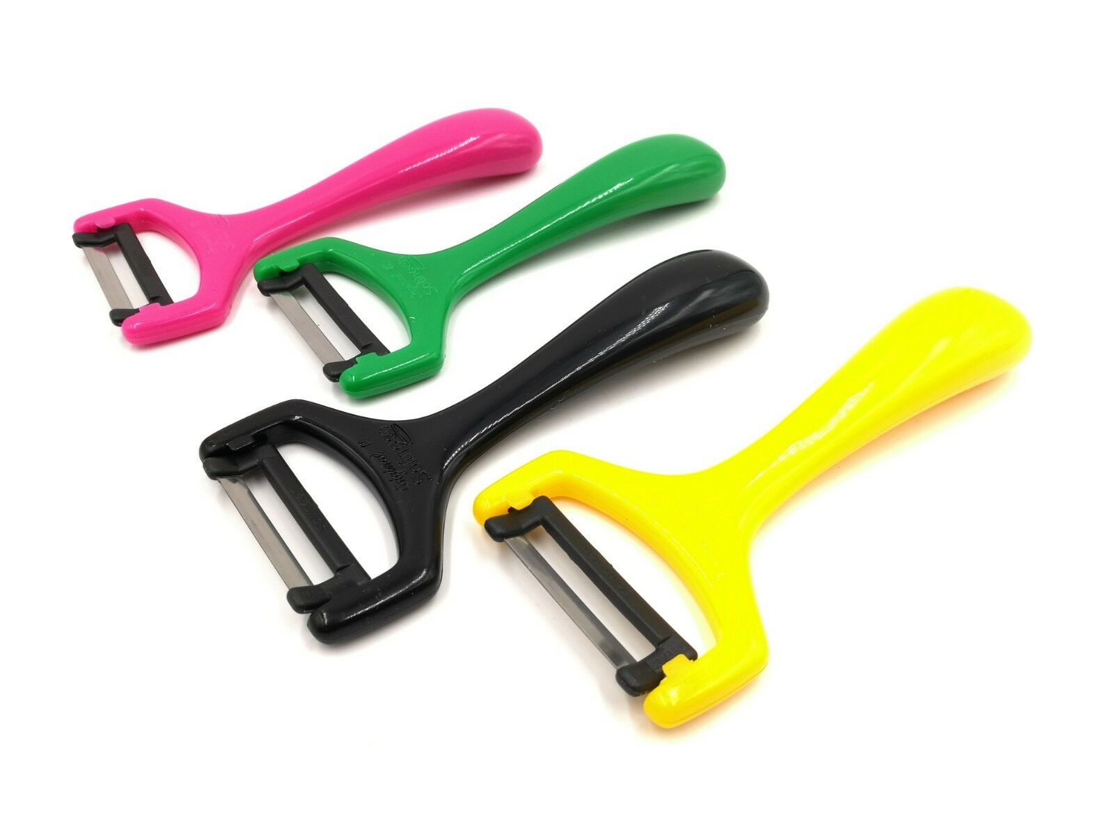 4 Solingen Sparschäler Gemüseschäler Spargelschäler Kartoffelschäler Querschäler Solinger Set