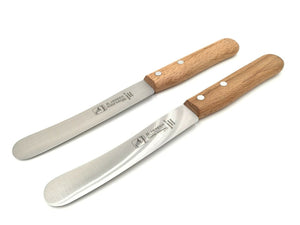Frühstücksmesser Buckelsmesser 22cm rostfrei Buche Herder Solingen