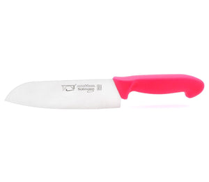 5 Solingen Messer im Set Brotmesser Kochmesser Buckelsmesser Gemüsemesser Schälmesser Sonderfarbe Neon Pink