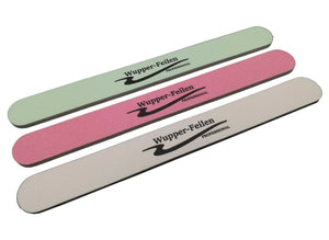 3 Profi Nagelfeilen Bufferfeile original Wupper-Feile Buffer 100/240 120/180 SET