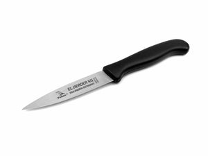 EL. Herder Solingen Küchenmesser "Mittelspitz" 18cm  rostfrei Schwarz