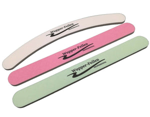 3 Profi Nagelfeilen Bufferfeile original Wupper-Feile Buffer 100/240 120/180 SET 1