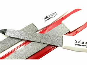 3 Solinger Profi Nagelfeilen Saphir Weiß 10 cm - 15,6cm