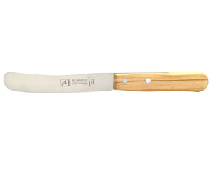 4 H. Herder Solingen Frühstücksmesser Buckelsmesser 22cm rostfrei Olive