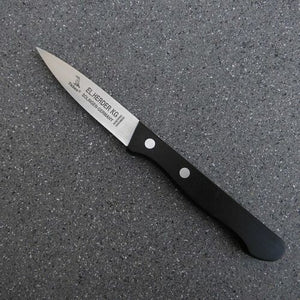 EL.Herder Solingen Küchenmesser "Mittelspitz" 18cm  rostfrei POM Schwarz