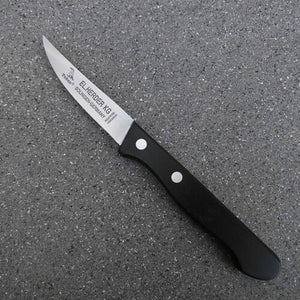 EL.Herder Solingen Küchenmesser "Rückenspitz" 17,8cm rostfrei POM Schwarz