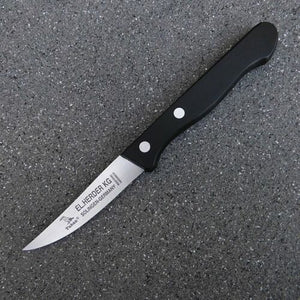 EL.Herder Solingen Küchenmesser "Rückenspitz" 17,8cm rostfrei POM Schwarz