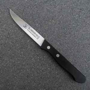 EL.Herder Solingen Küchenmesser "Rückenspitz" 19,5cm  rostfrei POM Schwarz