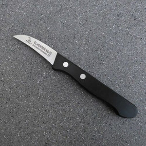 EL.Herder Solingen Schälmesser Küchenmesser 16cm  rostfrei POM Schwarz