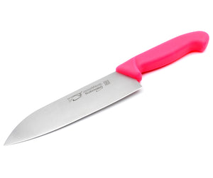 Brotmesser + Kochmesser Santoku Solingen Solinger Schliff Sonderfarbe Neon Pink rostfrei Set