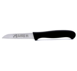 Tomatenmesser Herder Solingen 17 cm Solinger Sägeschliff Wellenschliff Kunststoff Gemüsemesser