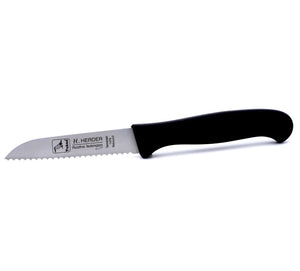 Tomatenmesser Herder Solingen 17 cm Solinger Sägeschliff Wellenschliff Kunststoff Gemüsemesser